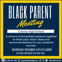 Black Parent Meeting